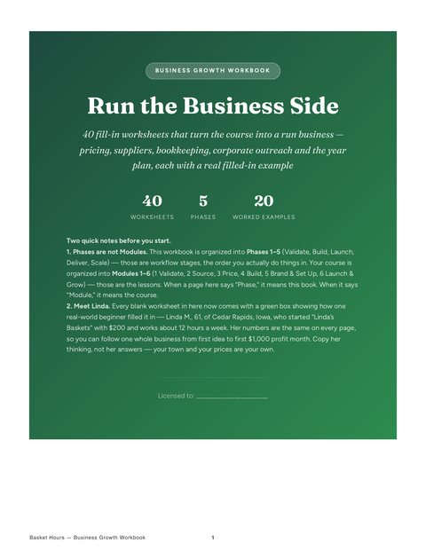 Workbook cover